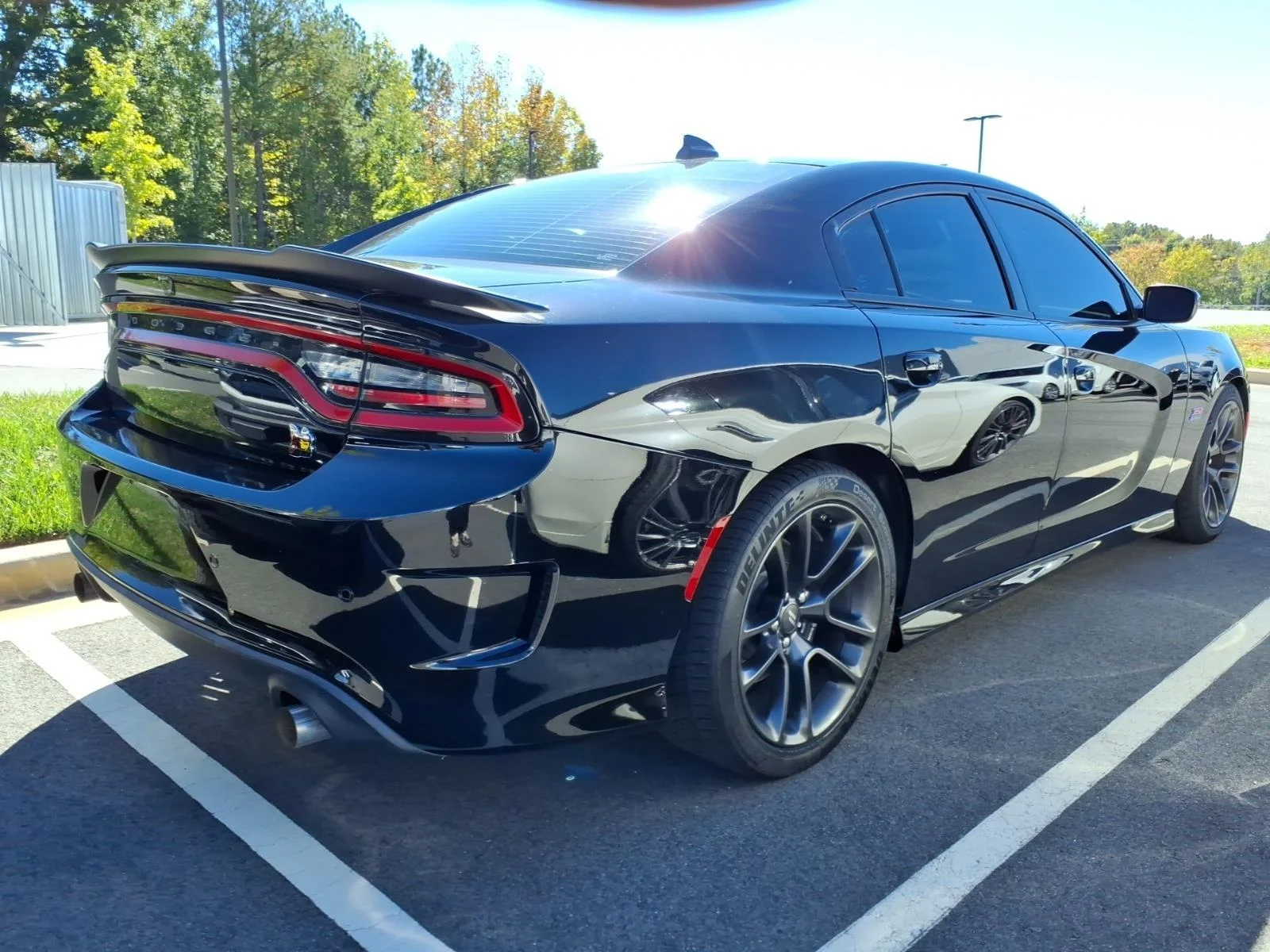 Used 2020 Pitch Black Clearcoat Dodge Scat Pack image 9