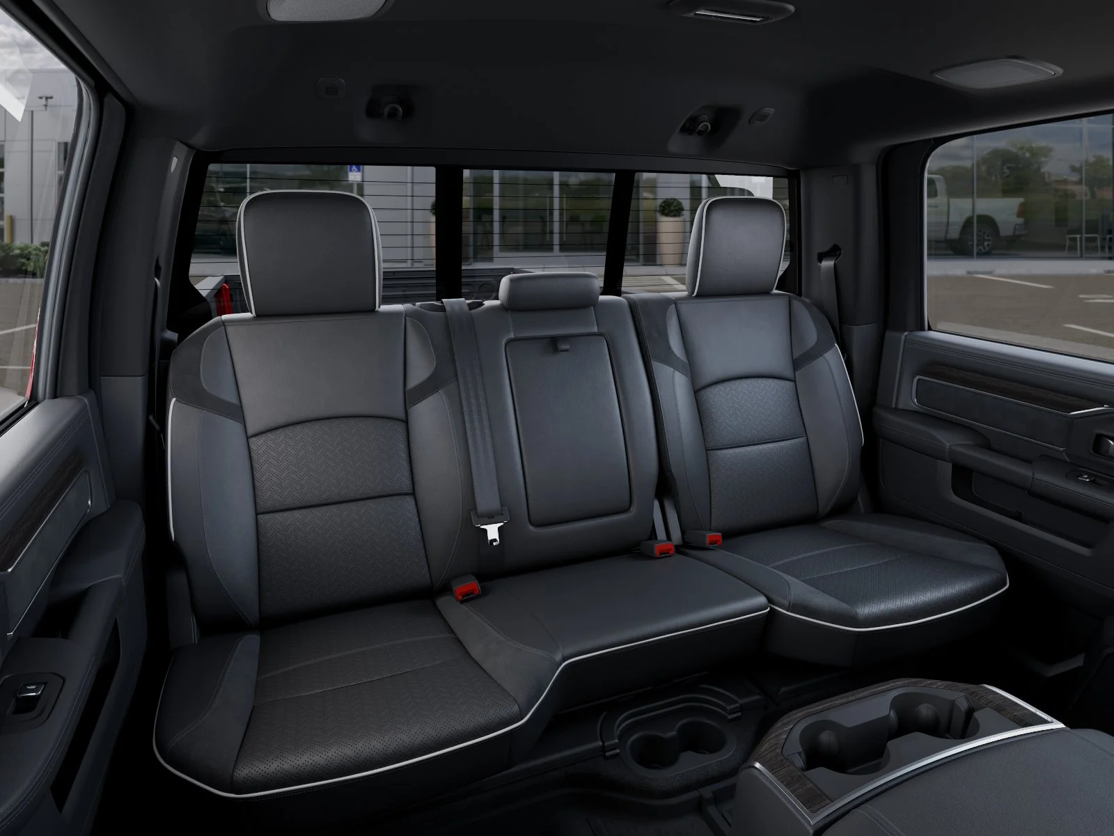 New 2027 Molten Red Pearl-Coat Exterior Paint RAM Laramie image 41
