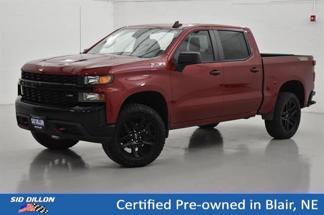 Used 2022 Cherry Red Tintcoat Chevrolet Custom Trail Boss image 1