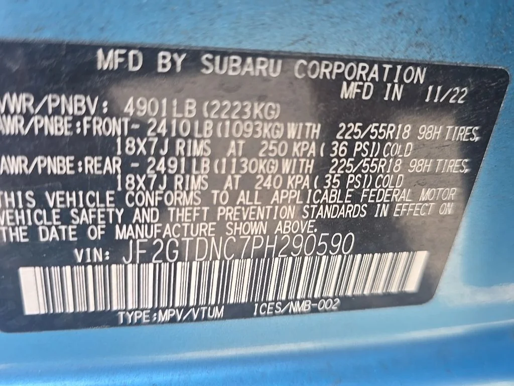 Used 2023 Blue Subaru Hybrid image 12