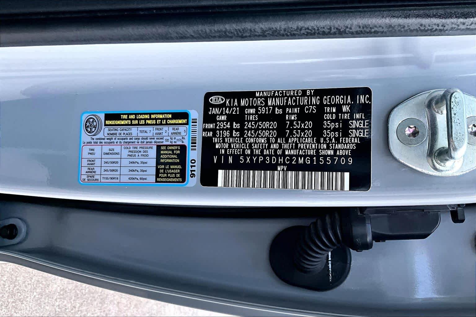 Used 2021 Wolf Gray Kia EX image 35