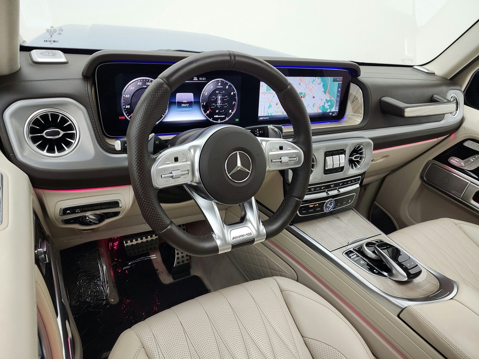 Certified Used 2021 G MANUFAKTUR China Blue Mercedes-Benz AMG® G 63 4MATIC SUV image 14