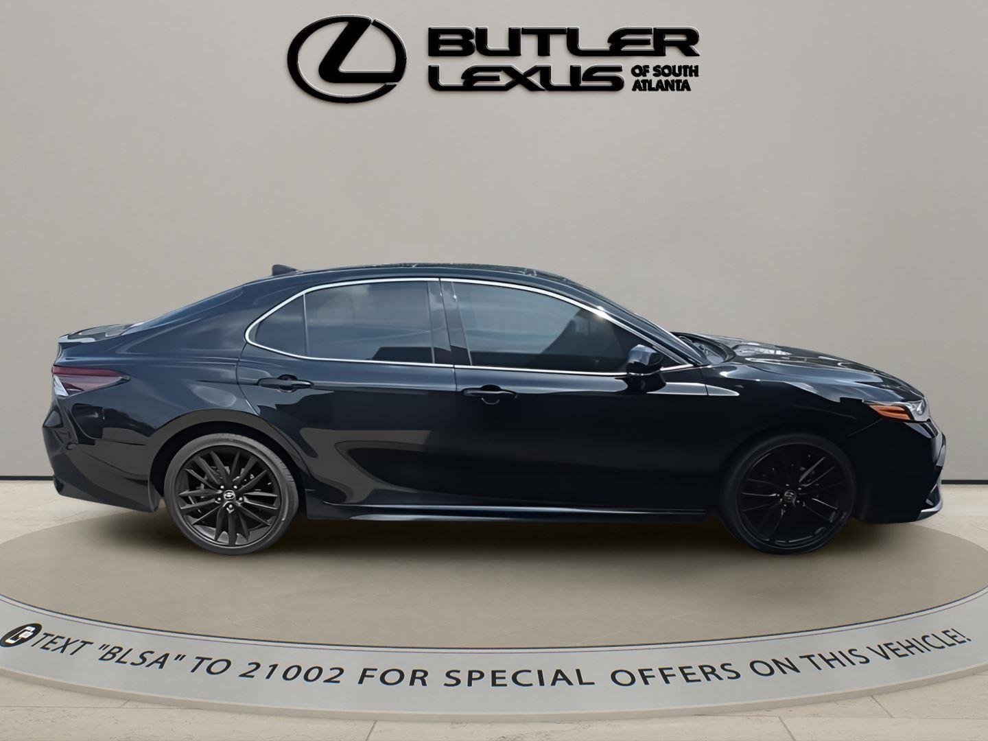 Used 2021 Midnight Black Metallic Toyota XSE image 4