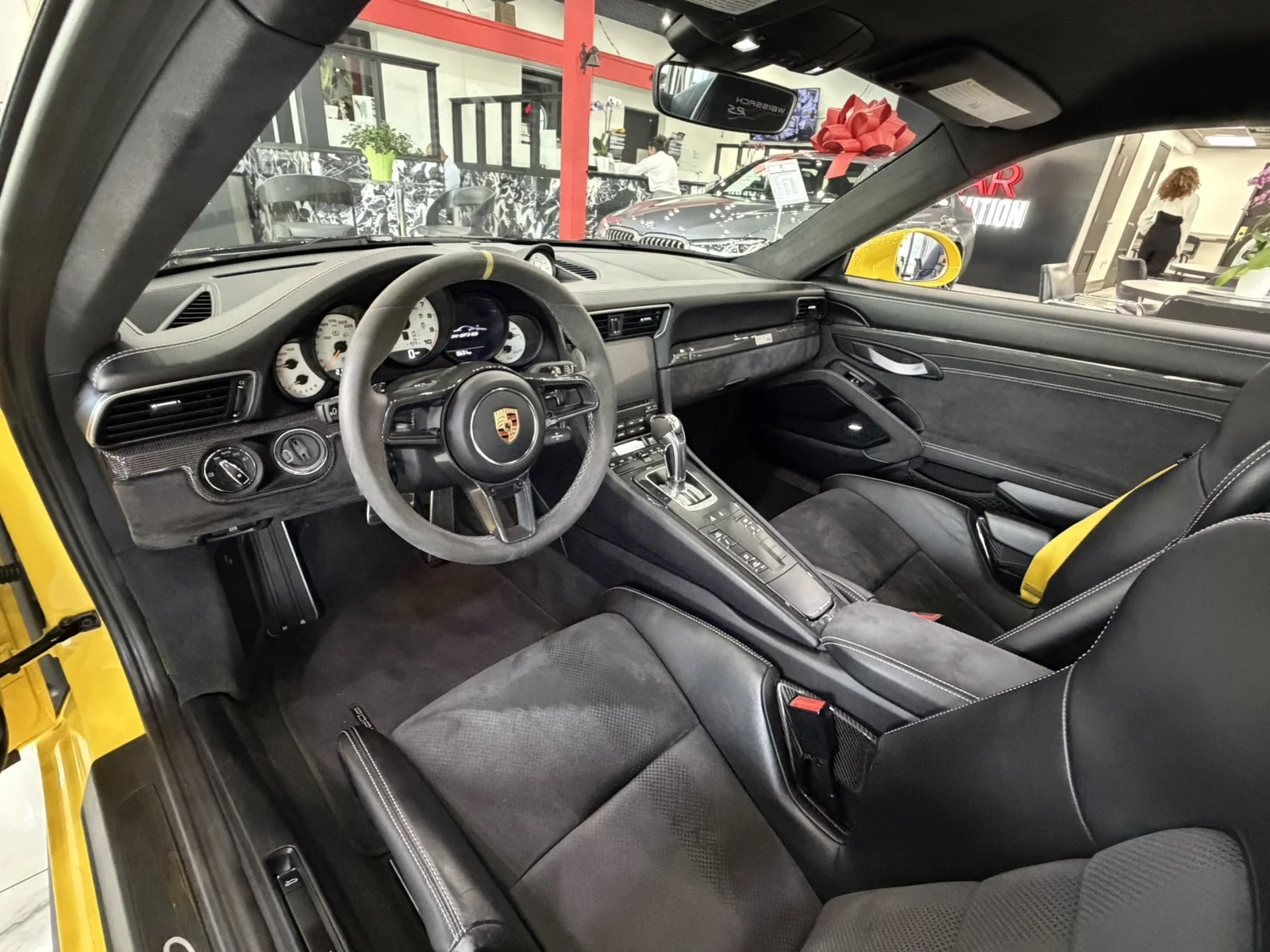 Used 2019 Racing Yellow Porsche GT3 RS Weissach Edition w/ Navi & rearCam image 17