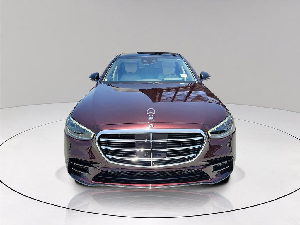 Certified Used 2023 Red Mercedes-Benz S 580 image 2