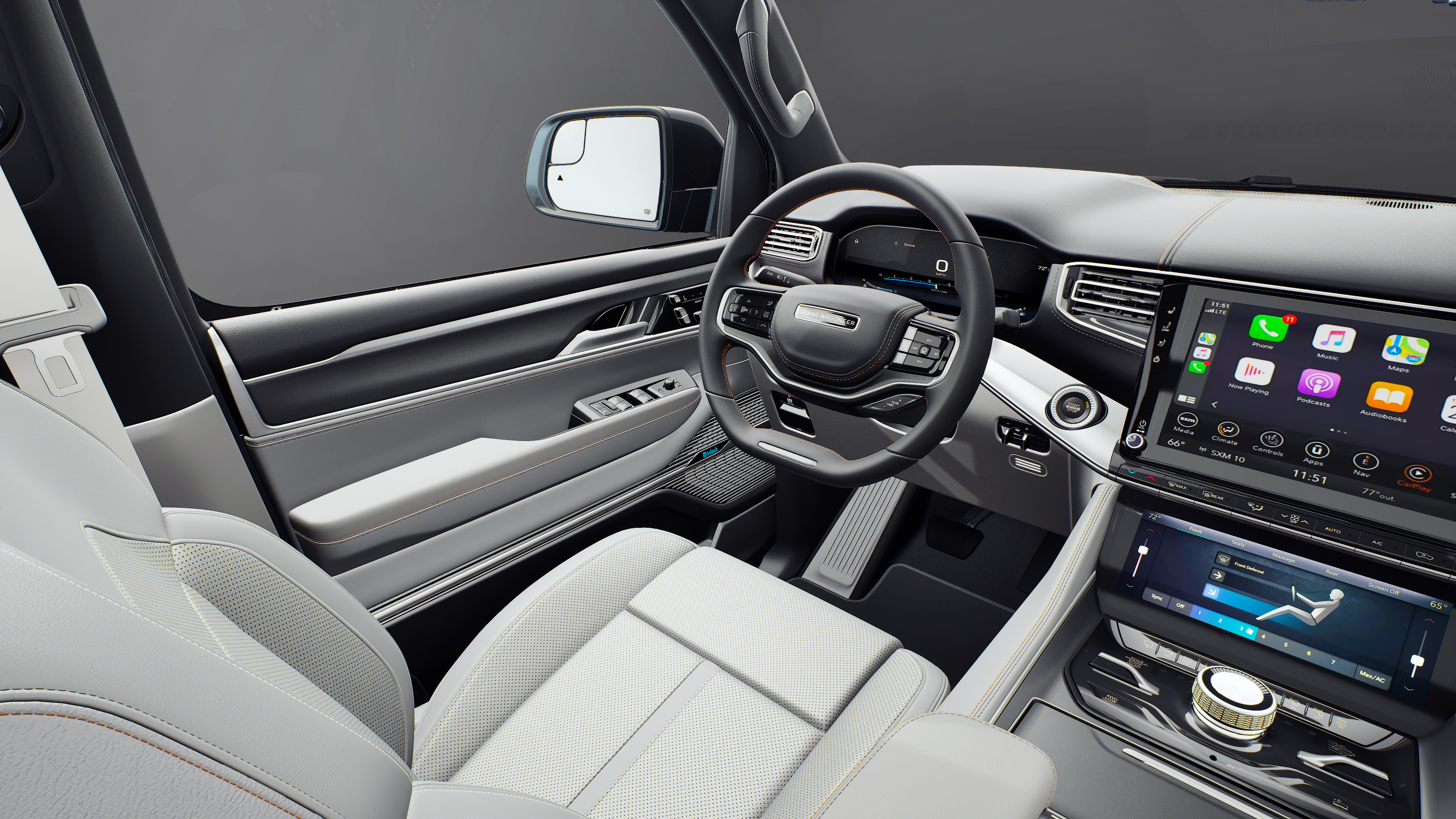 New 2027 Steel Blue Paint Jeep SUMMIT OBSIDIAN image 8
