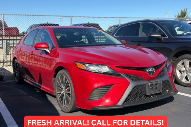 Certified Used 2019 Red Toyota SE image 1