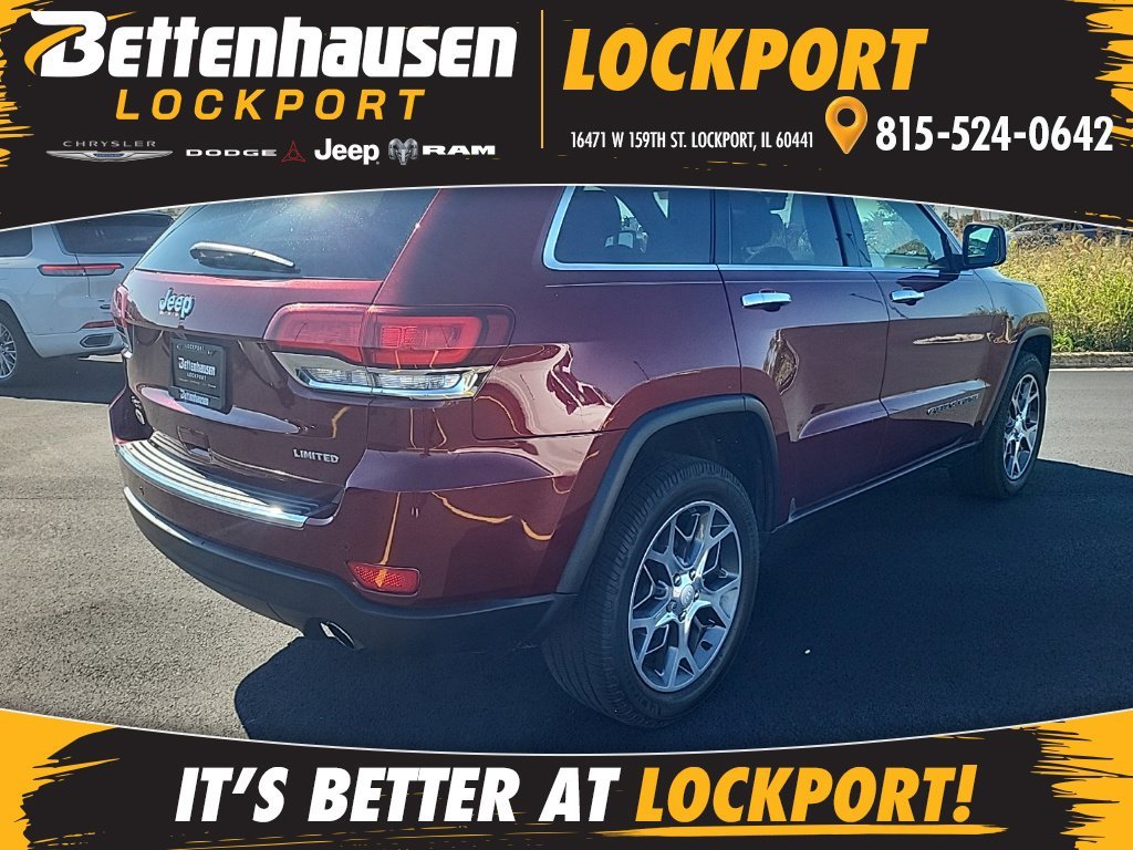 Certified Used 2021 Red Jeep Limited image 5