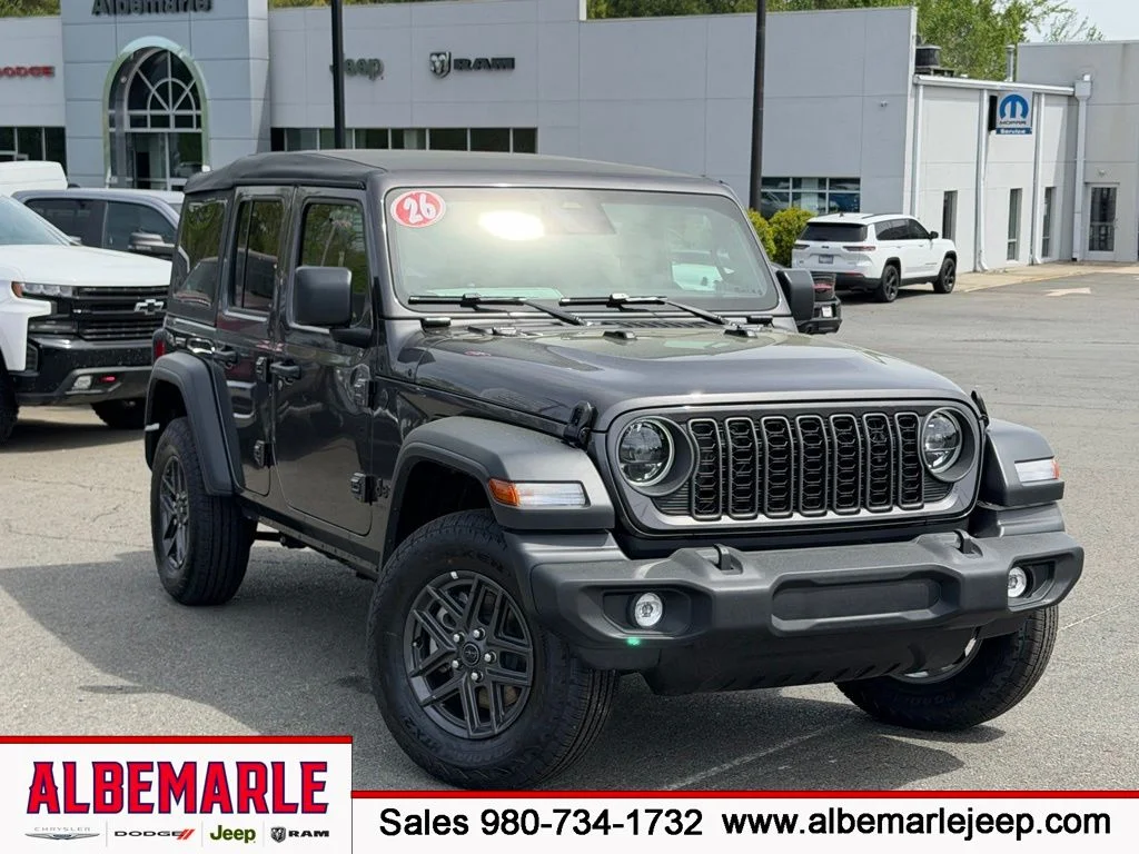 New 2026 Gray Jeep Sport S image 1