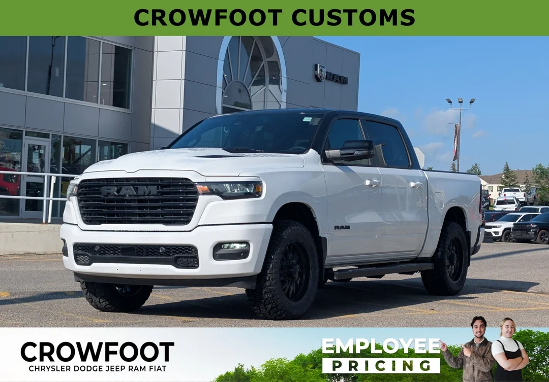 New 2026 White RAM Sport - - 4x4 - 2in Level Kit - Radar Renegade RT Tires on Tis Offroad Wheels - T. Cover & More! image 1
