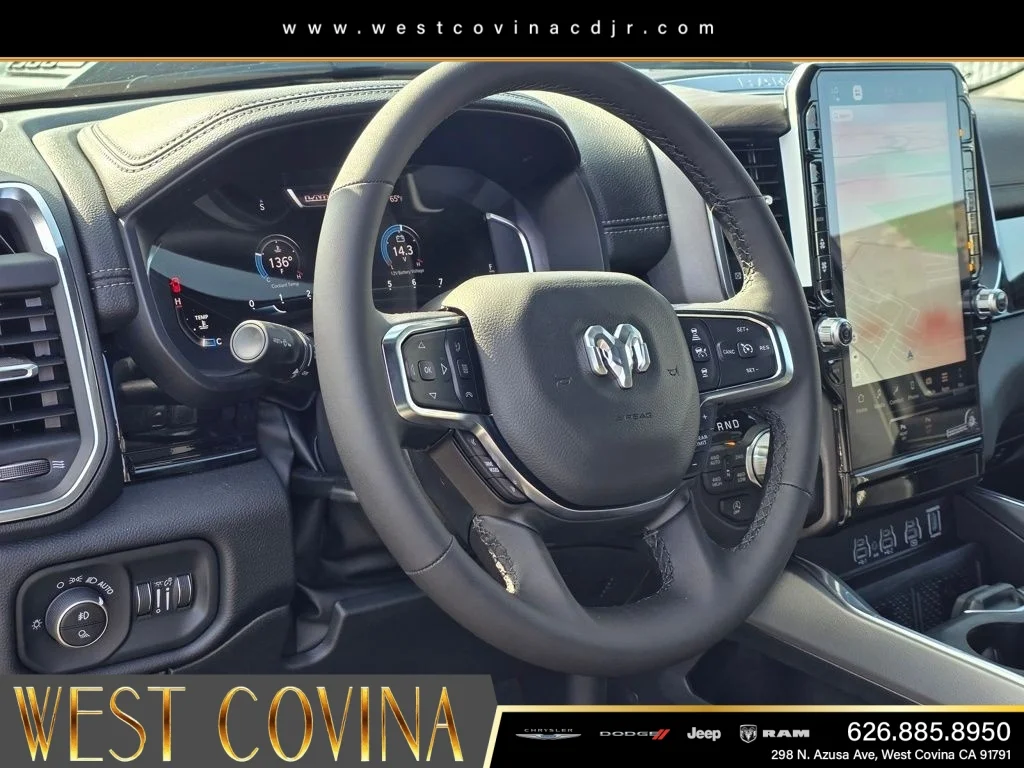 New 2026 Diamond Black Crystal Pearl-Coat Exterior Paint RAM Laramie image 17