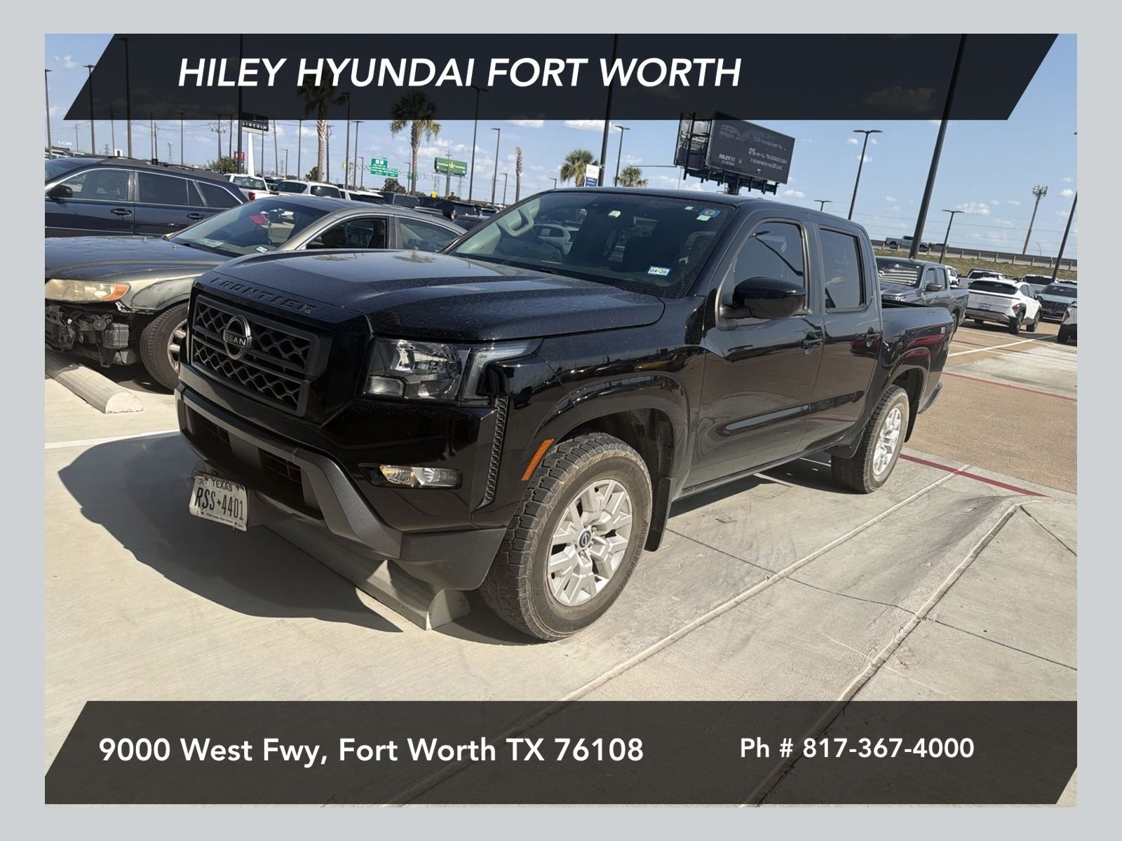 Used 2022 Super Black Nissan SV image 1
