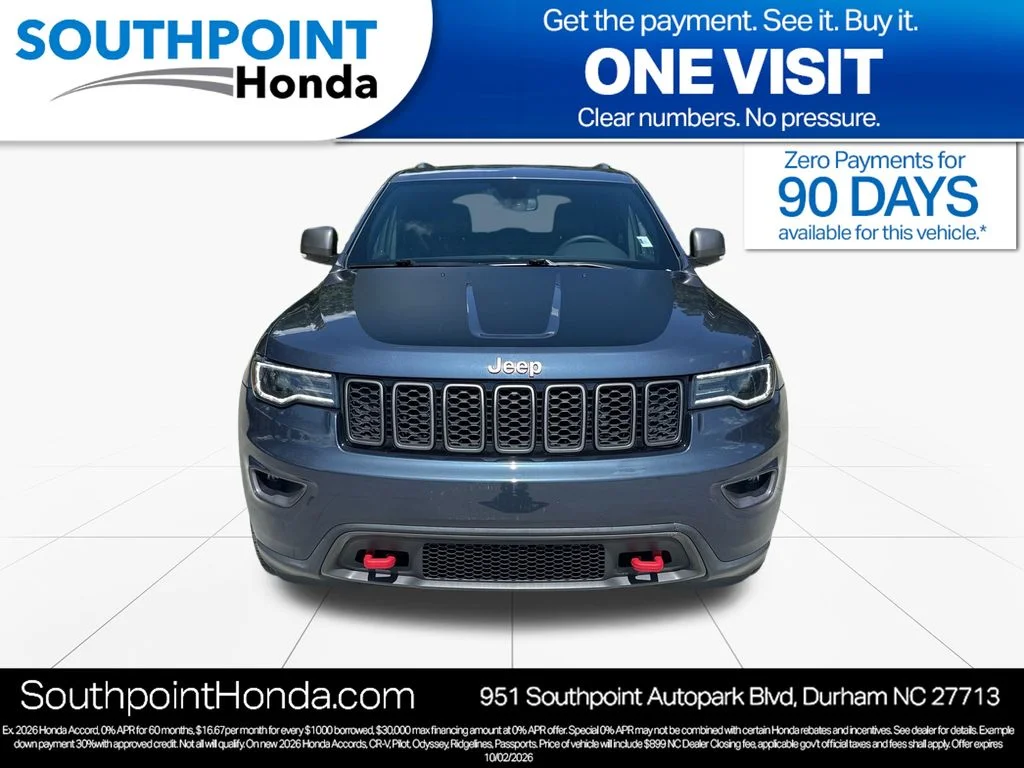 Used 2021 Slate Blue Jeep Trailhawk image 2