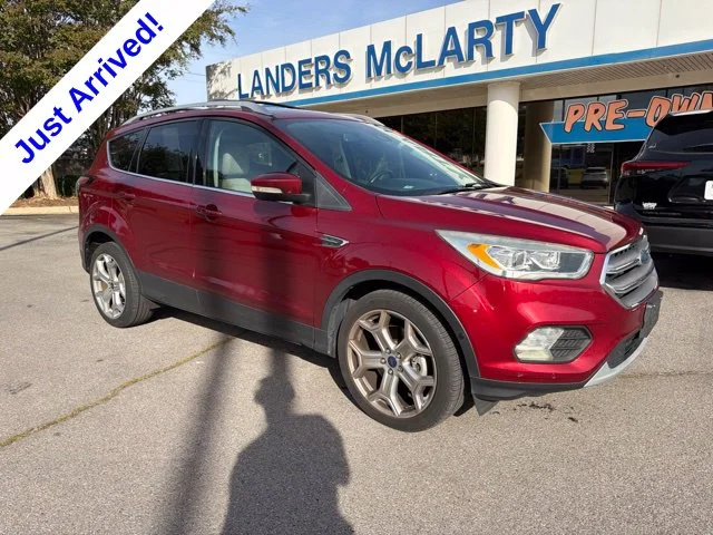 Used 2017 Red Ford Titanium image 2