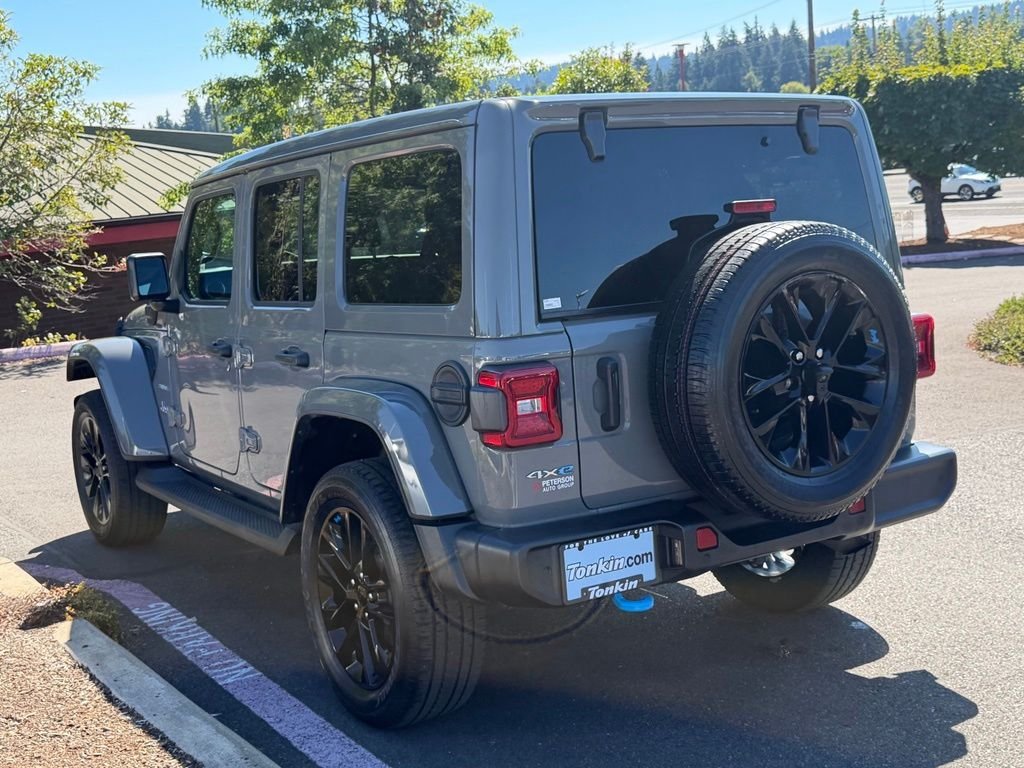 Certified Used 2023 Gray Jeep Sahara 4xe image 5