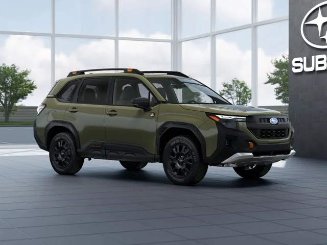 New 2026 AUTUMN GREEN METALLIC Subaru Wilderness image 1