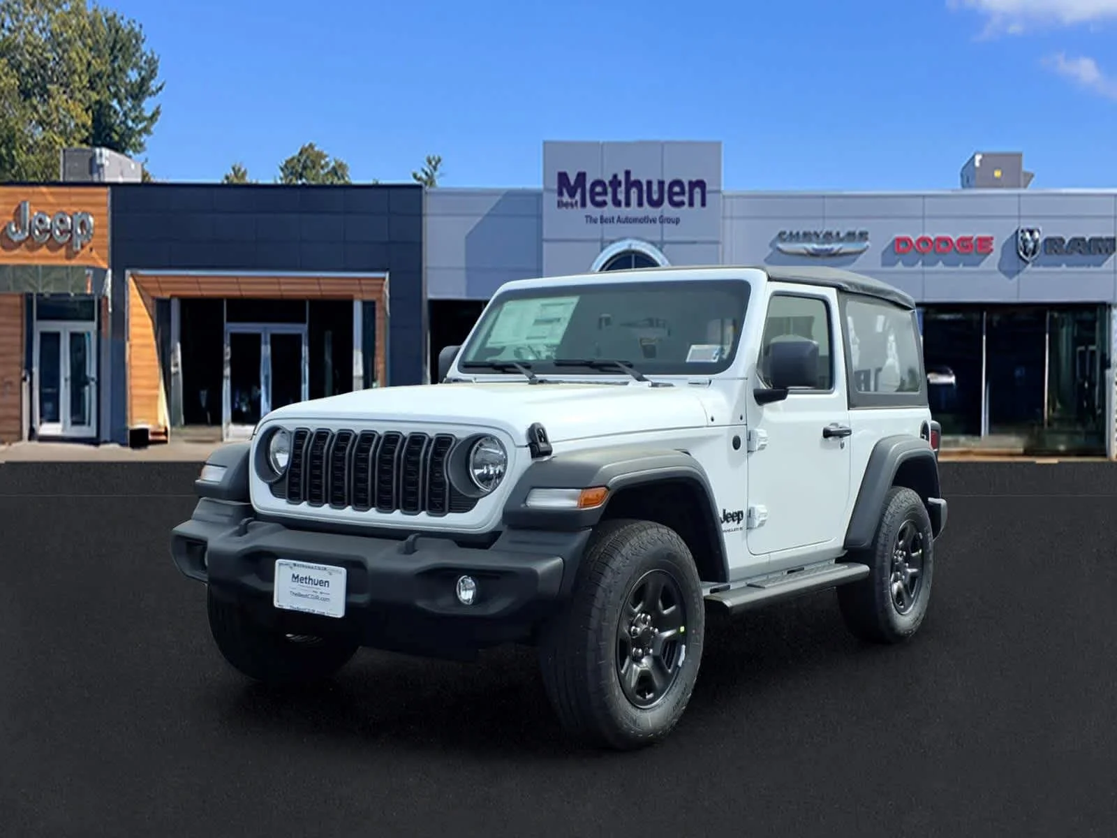 New 2026 Bright White Clearcoat Jeep Sport image 3