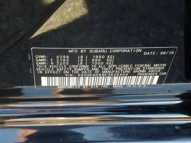 Used 2019 Black Subaru 2.0i Premium image 28