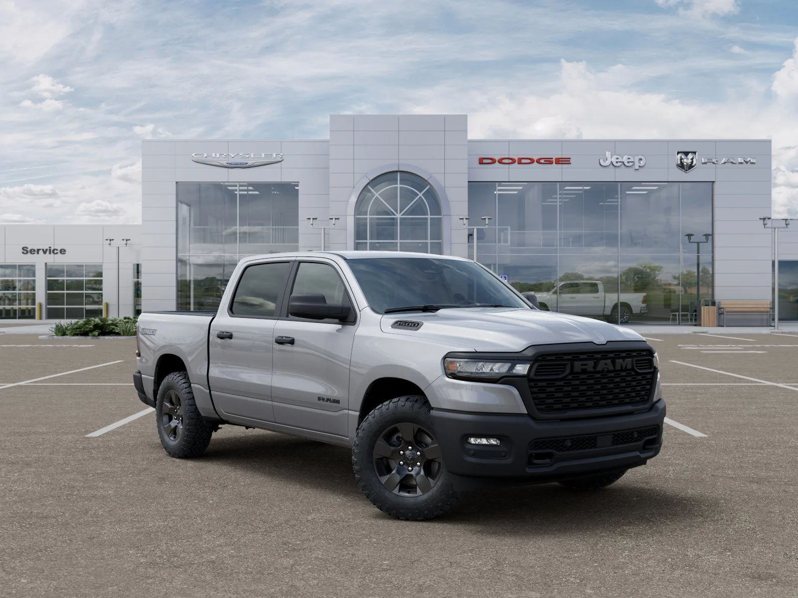 New 2026 Billet Silver Metallic Clear-Coat Exterior Paint RAM Warlock image 78
