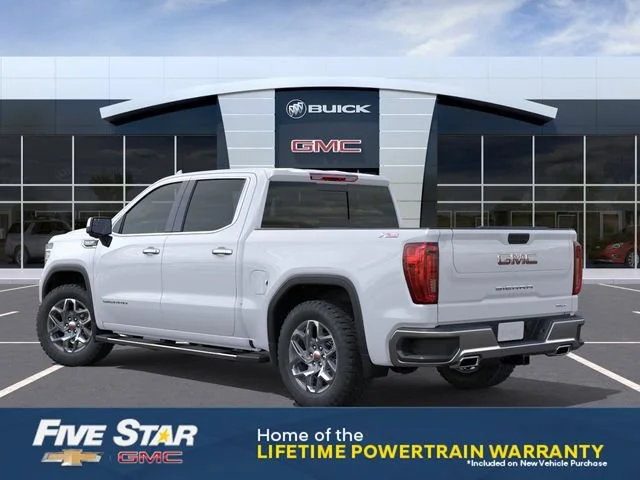 New 2026 Glacier White Tricoat GMC SLT image 3