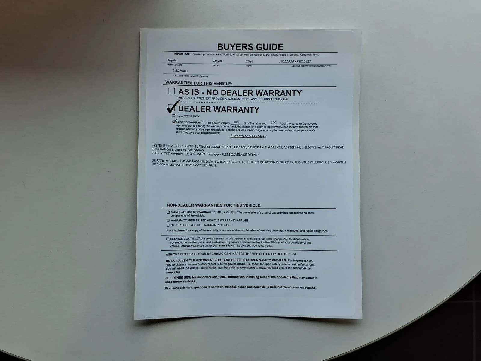 Certified Used 2023 White Toyota Limited image 33