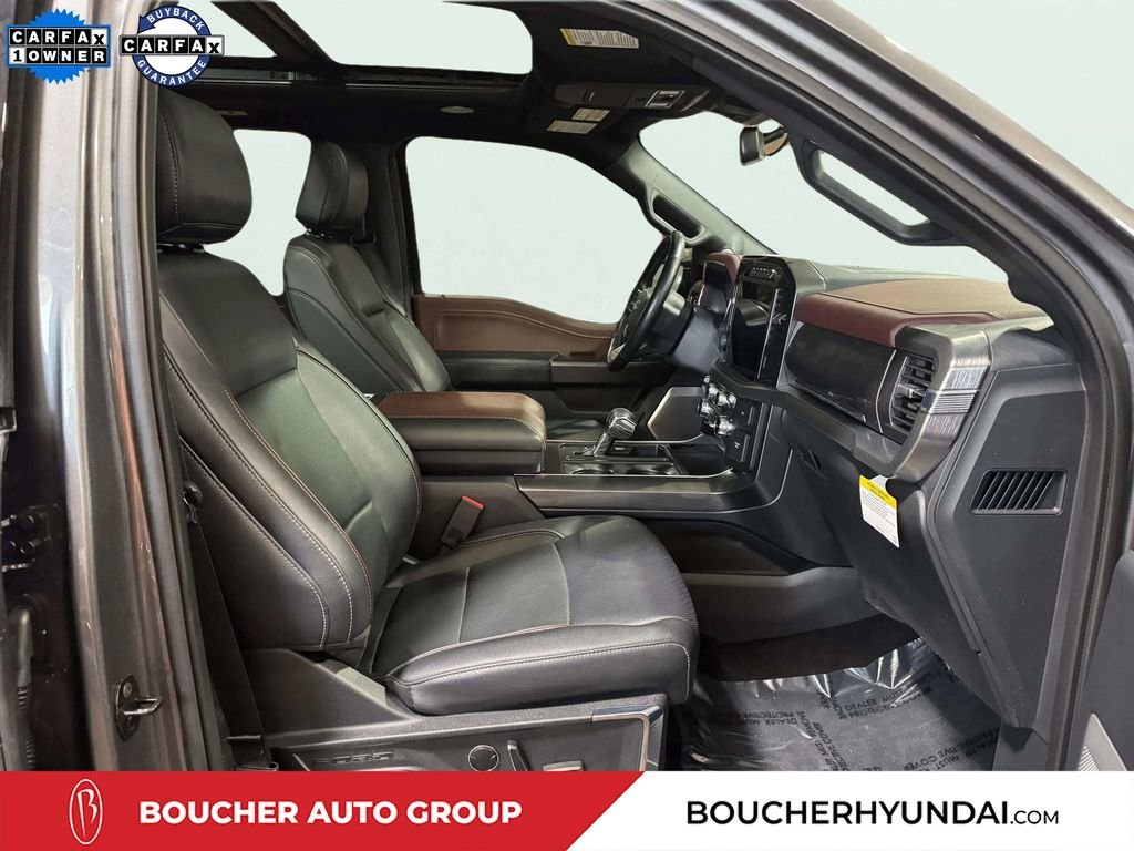 Used 2022 Carbonized Gray Metallic Ford Lariat image 30