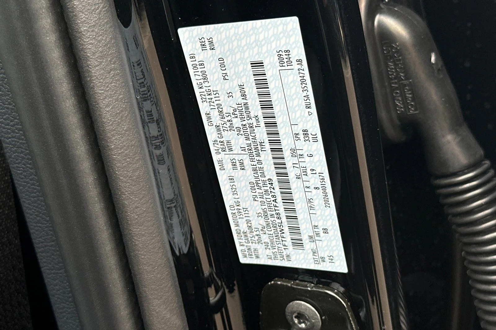 New 2026 Agate Black Metallic Ford Lariat® image 28
