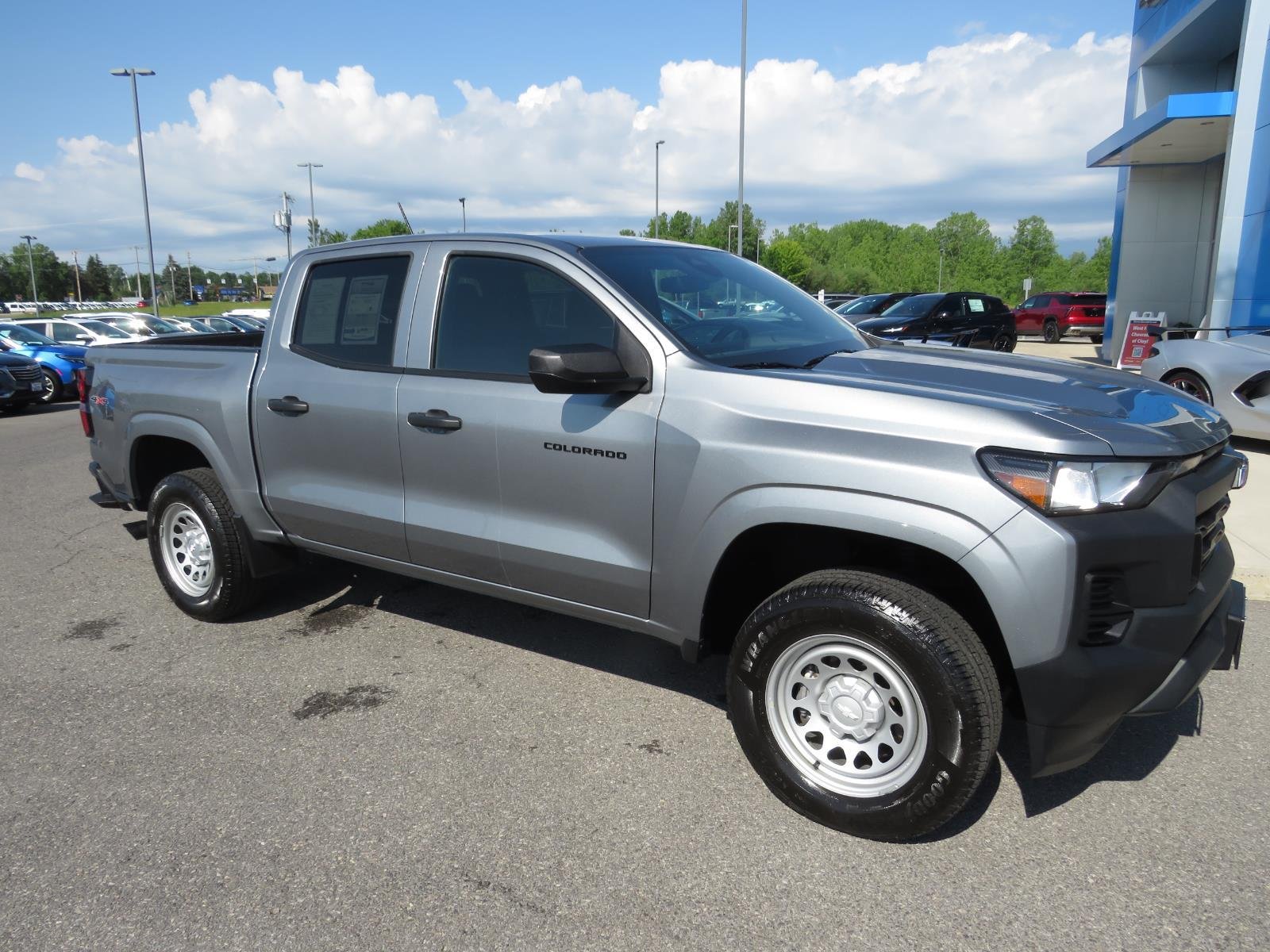 Used 2024 Sterling Gray Metallic Chevrolet Work Truck image 7