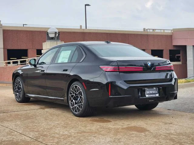 New 2027 Black Sapphire Metallic BMW 740i image 3
