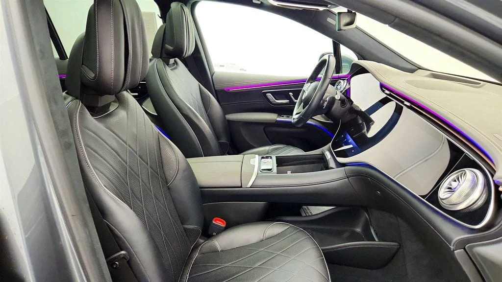 Used 2023 Selenite Grey Metallic Mercedes-Benz EQS 580 4MATIC® SUV, Exclusive w/ PRE-SAFE Rear Seat Package, HUD image 23