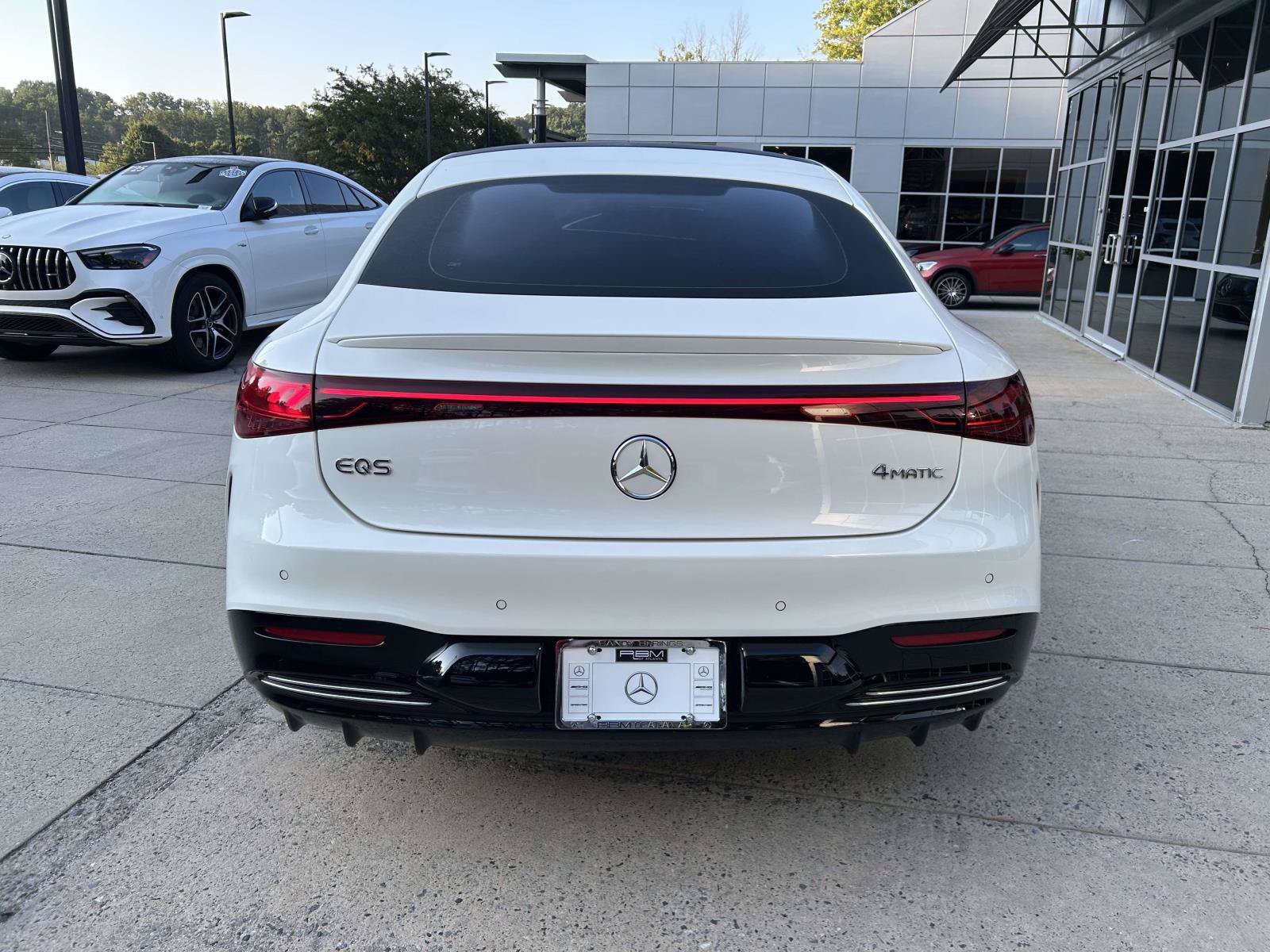 Certified Used 2023 MANUFAKTUR Diamond White Mercedes-Benz EQS 450 4MATIC® Sedan image 7