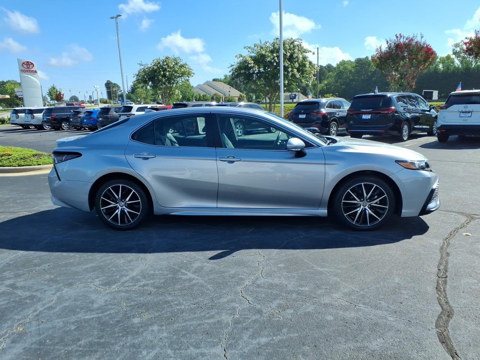 Used 2024 Celestial Silver Metallic Toyota SE image 10