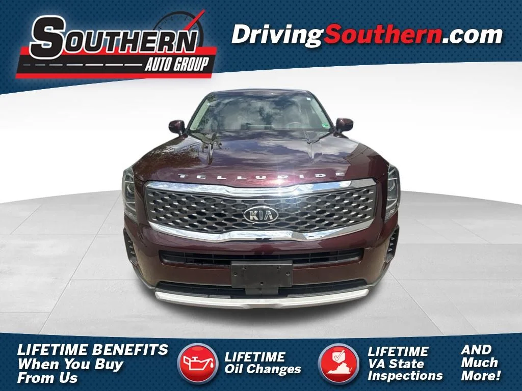 Used 2021 Purple Kia LX image 1
