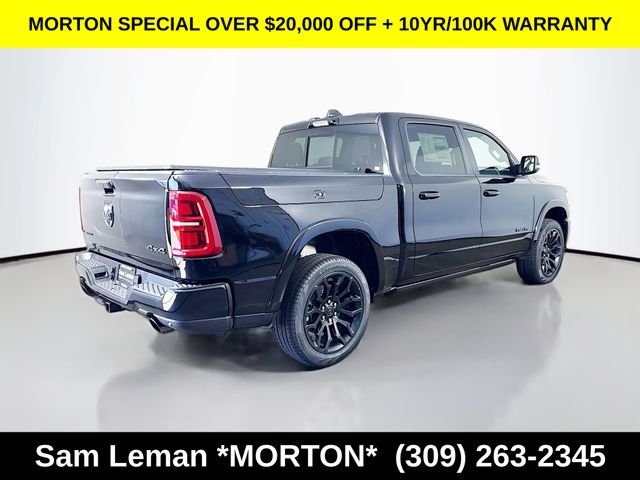 New 2026 Diamond Black Crystal Pearl-Coat Exterior Paint Ram Limited image 7