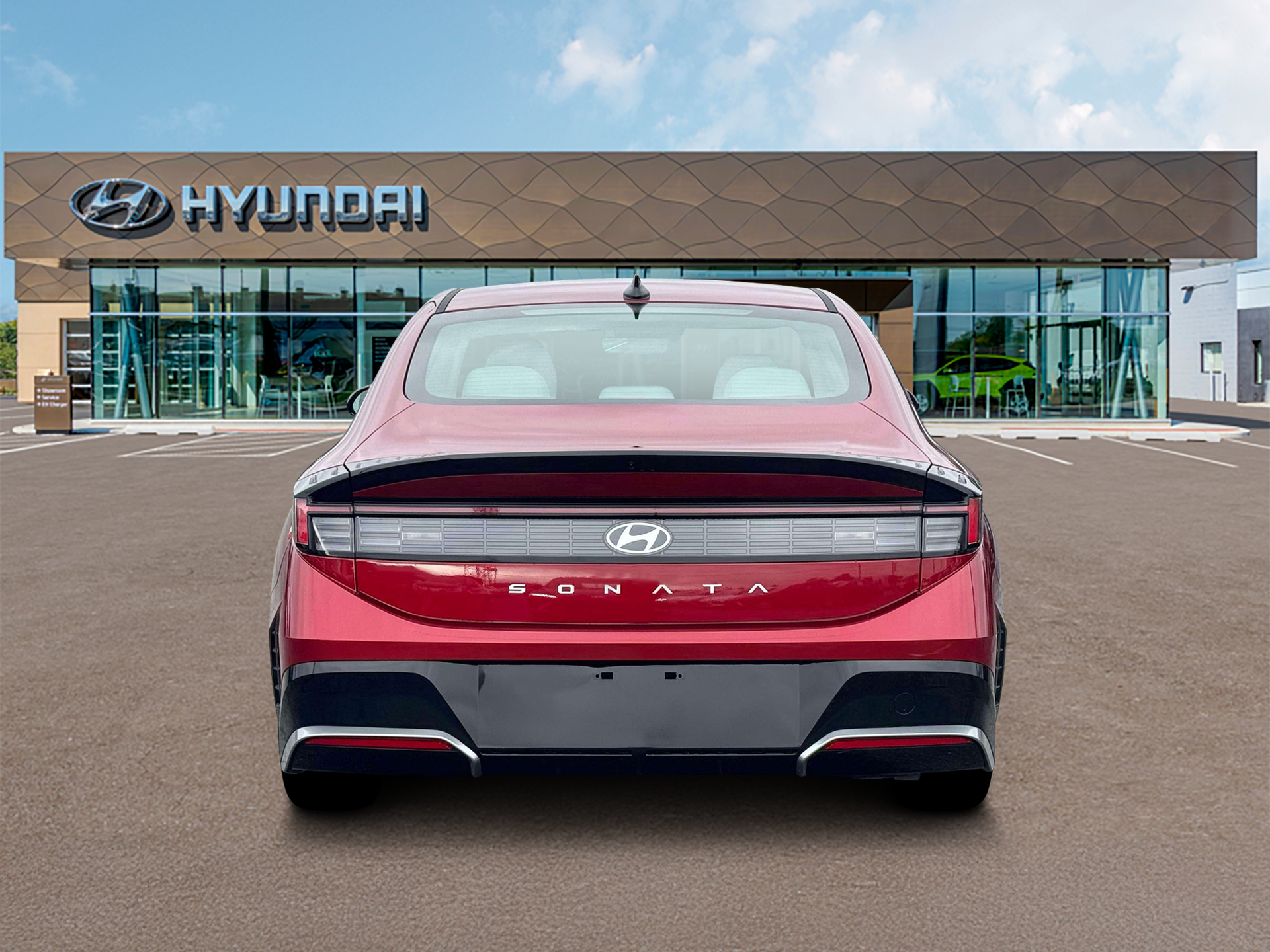 New 2026 Red Hyundai SEL Sport image 6