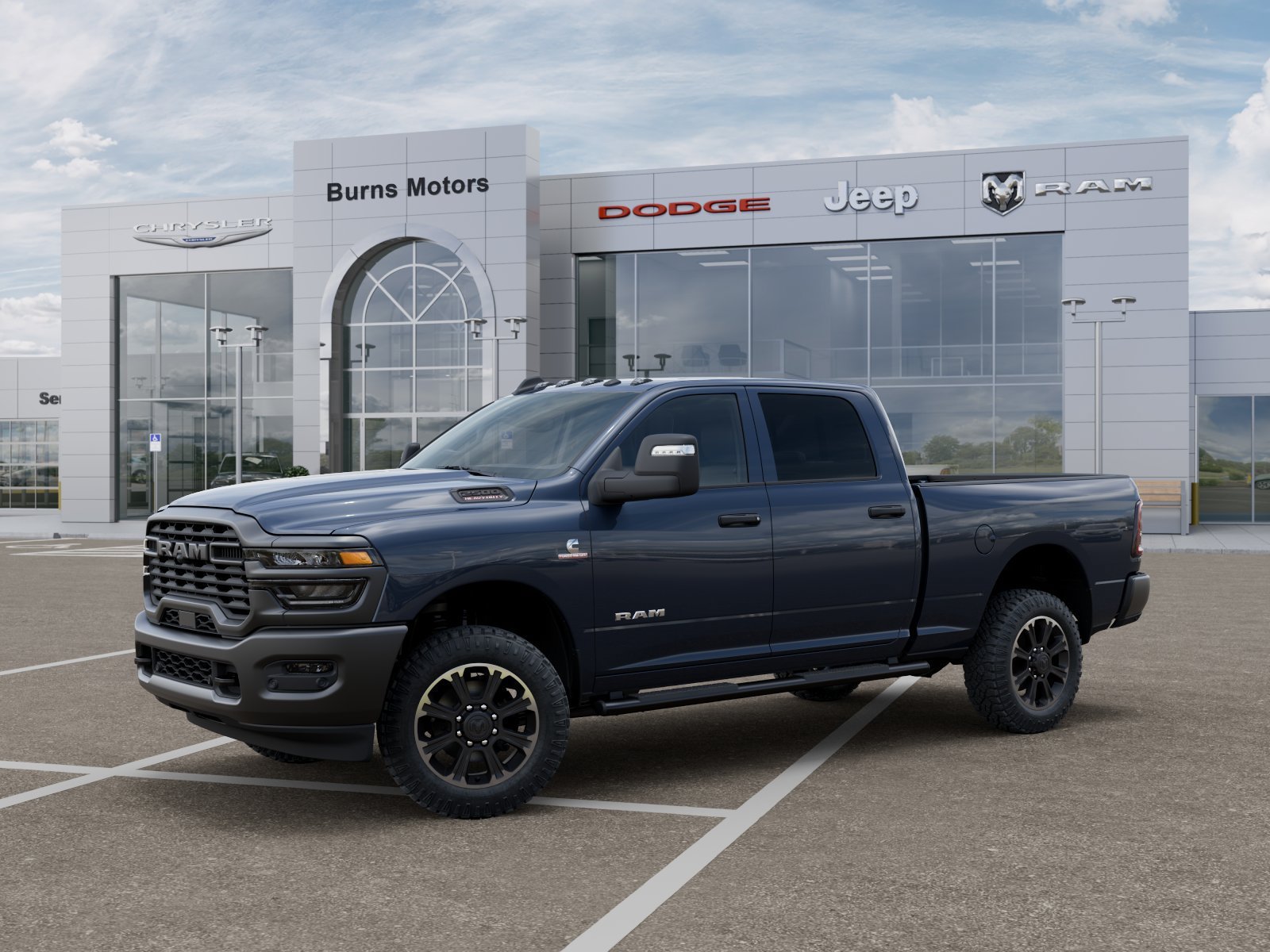 New 2027 Forged Blue Metallic Exterior Paint Ram Warlock image 2