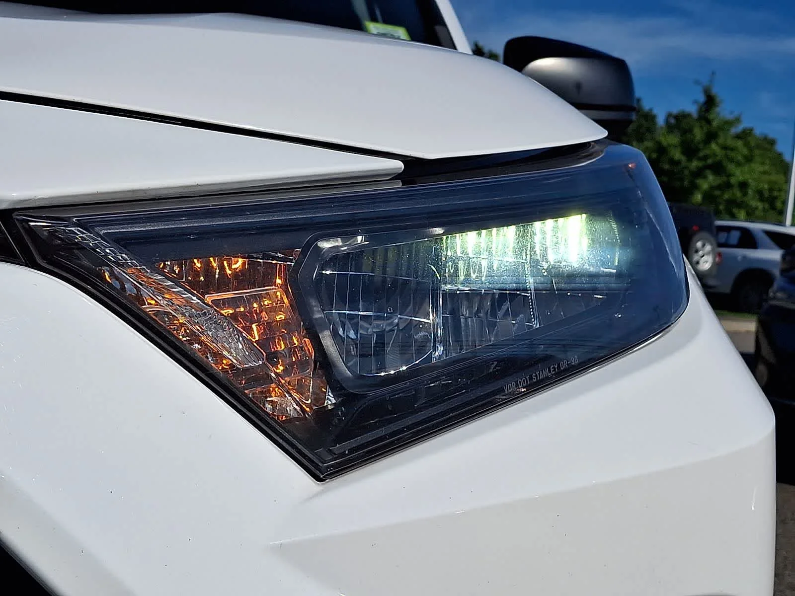 Certified Used 2021 Super White Toyota LE image 11