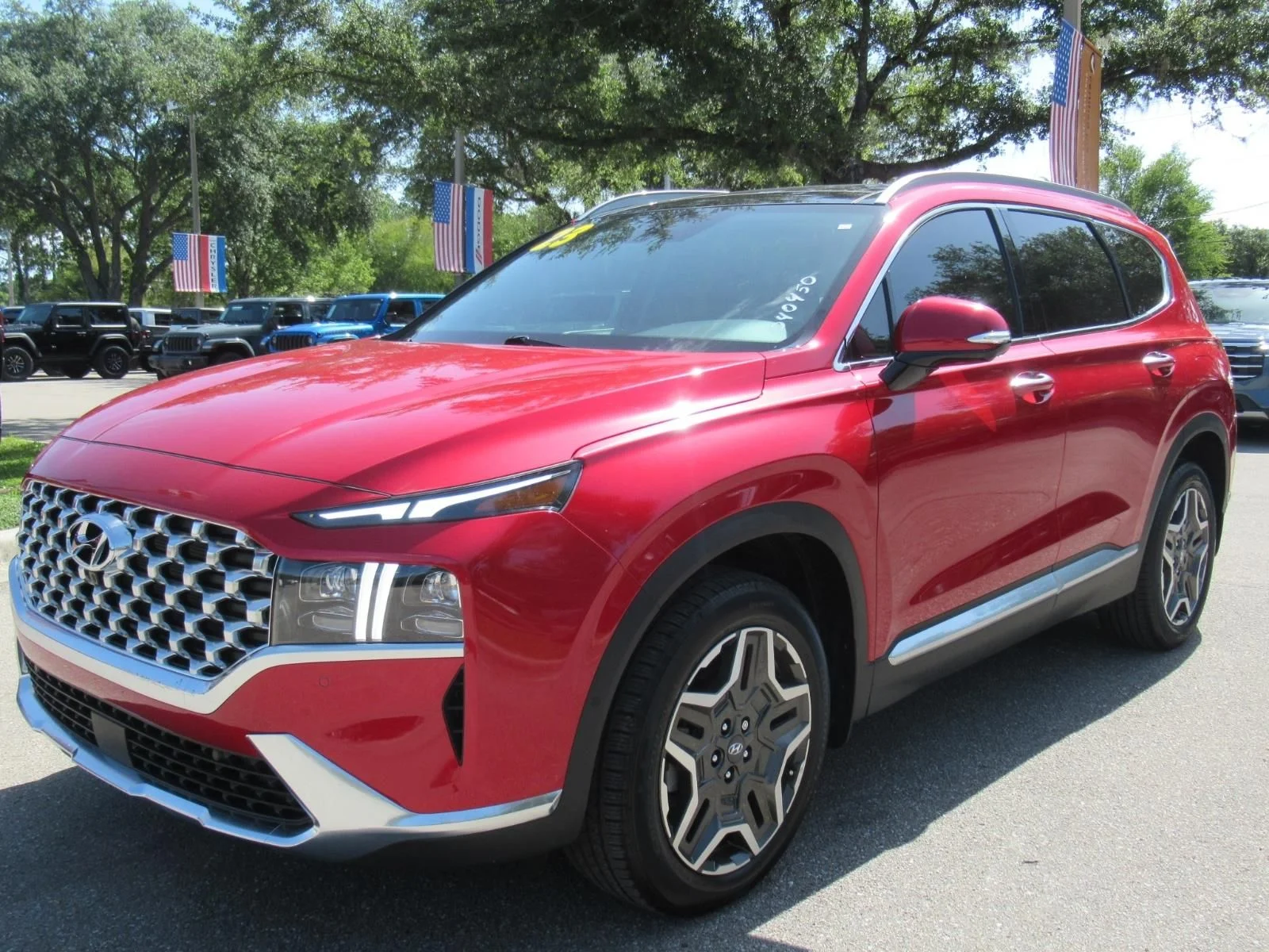 Used 2023 Red Hyundai Limited image 3