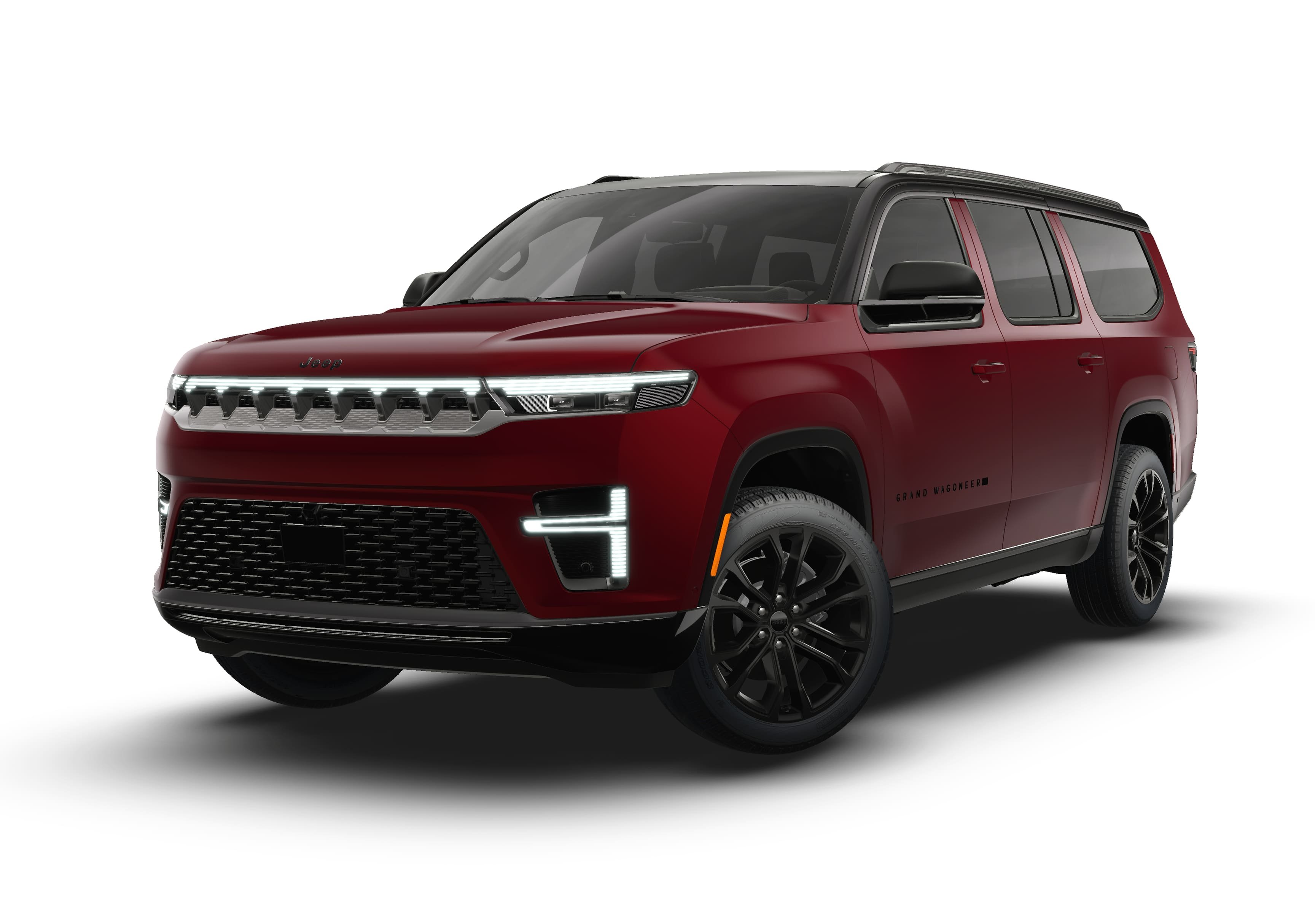 New 2026 Velvet Red Pearl-Coat Exterior Paint Jeep Grand Wagoneer image 1