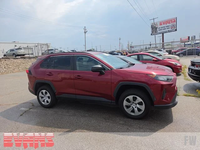 Used 2021 Red Toyota LE image 2