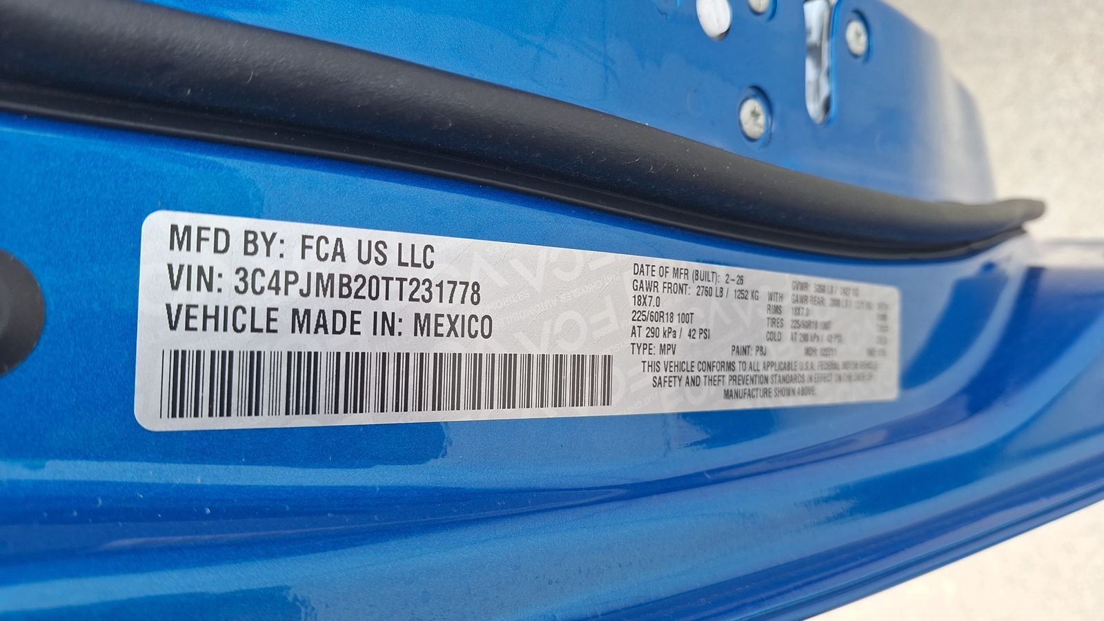New 2026 Hydro Blue Pearlcoat Jeep Laredo image 27