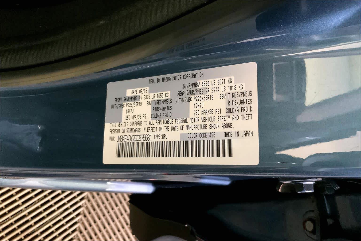 Used 2016 Blue Reflex Mica Mazda Grand Touring image 35