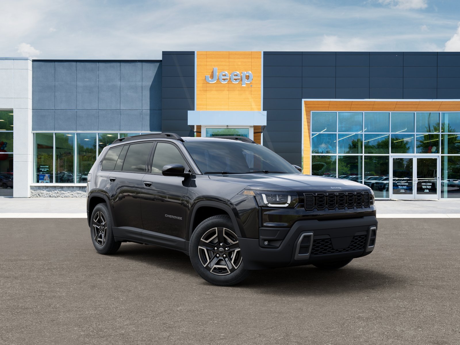 New 2026 Diamond Black Crystal Pearl-Coat Exterior Paint Jeep Laredo image 31
