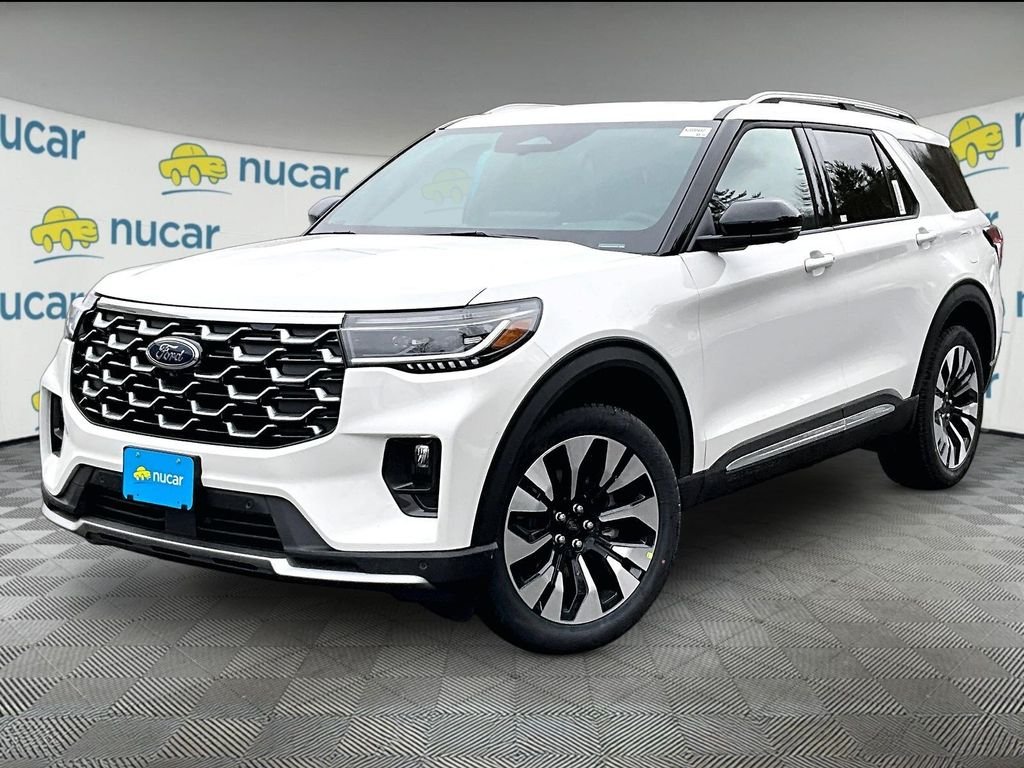 New 2026 White Metallic Ford Platinum image 3