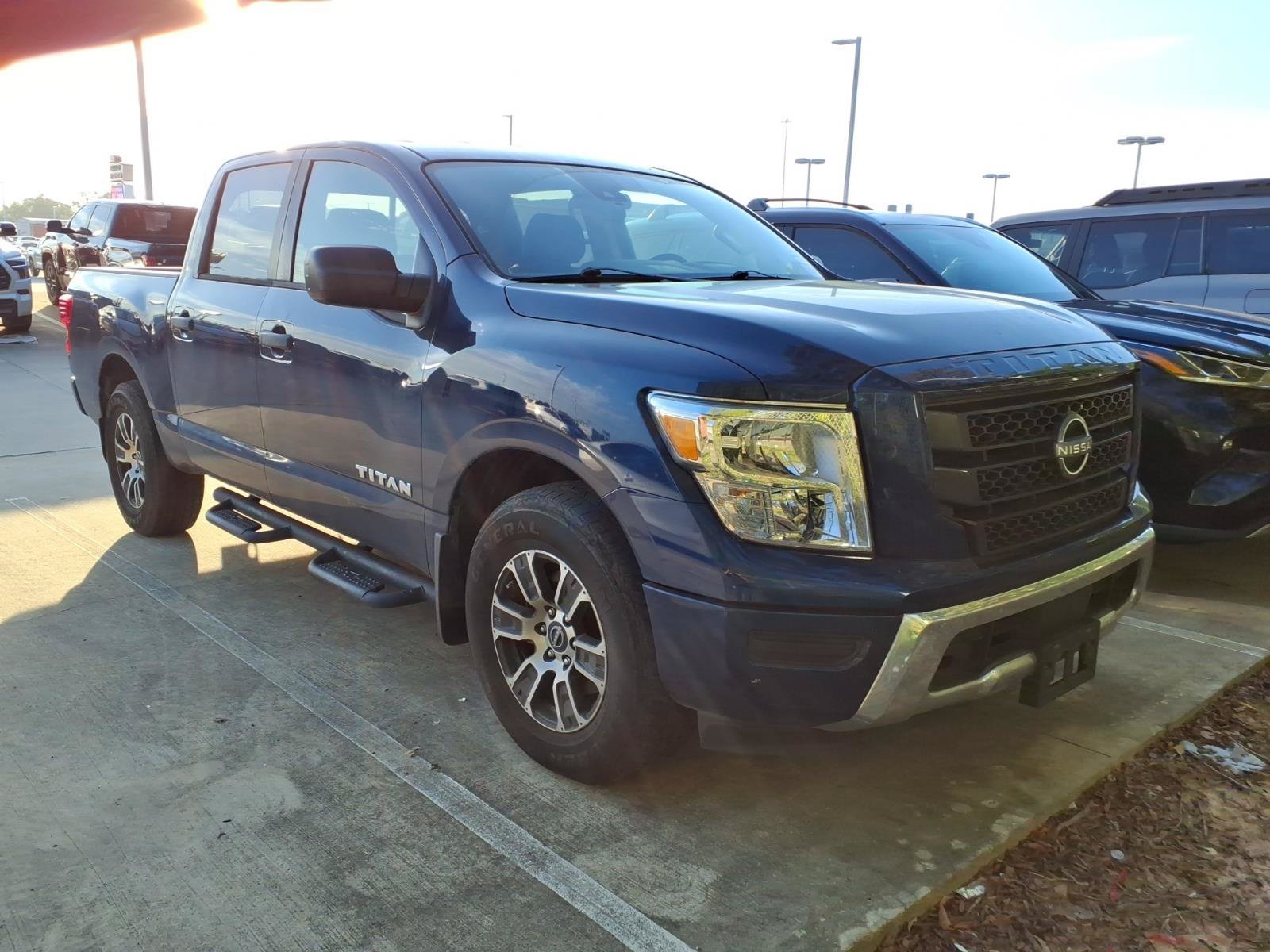 Used 2023 Deep Blue Pearl Nissan SV image 1