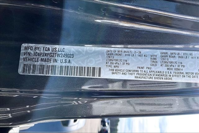 New 2026 Jeep Wrangler Rubicon 4D Sport Utility