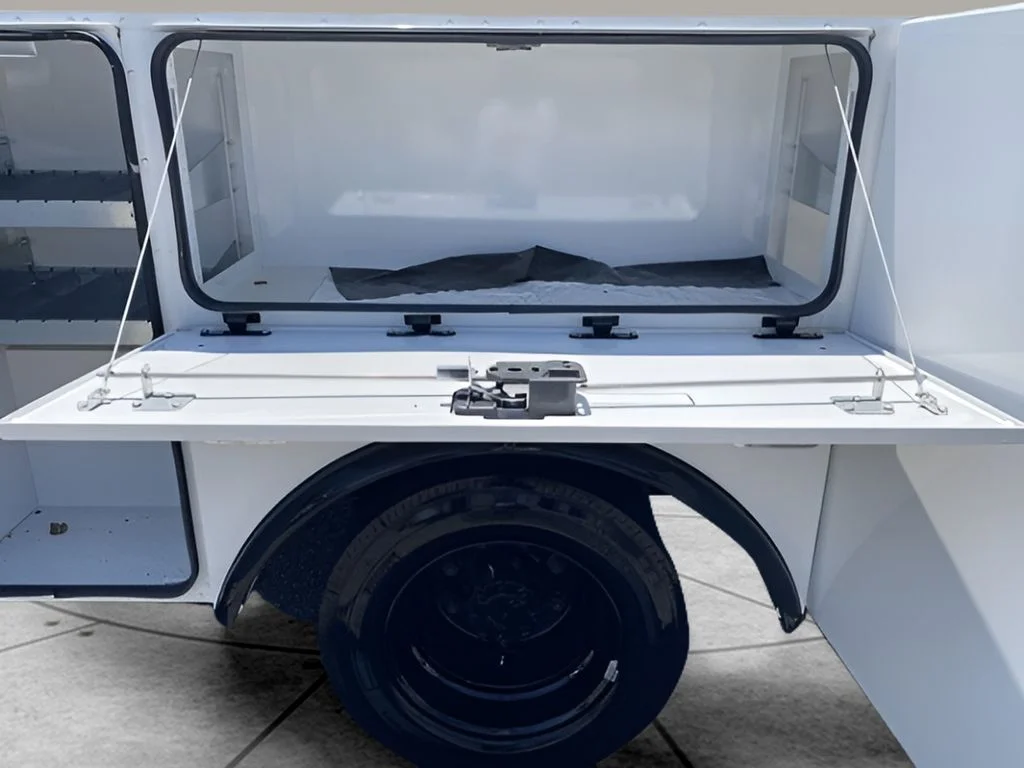 Used 2024 White Chevrolet Utility Body 12 Foot STHAL image 46