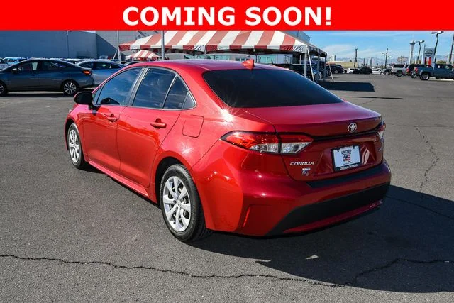 Used 2021 Red Toyota LE image 3