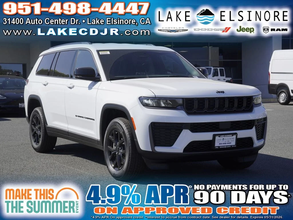 New 2026 Bright White Clear-Coat Exterior Paint Jeep Altitude image 1