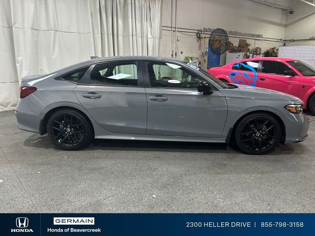 Certified Used 2025 Urban Gray Pearl Honda 4D SPORT image 9